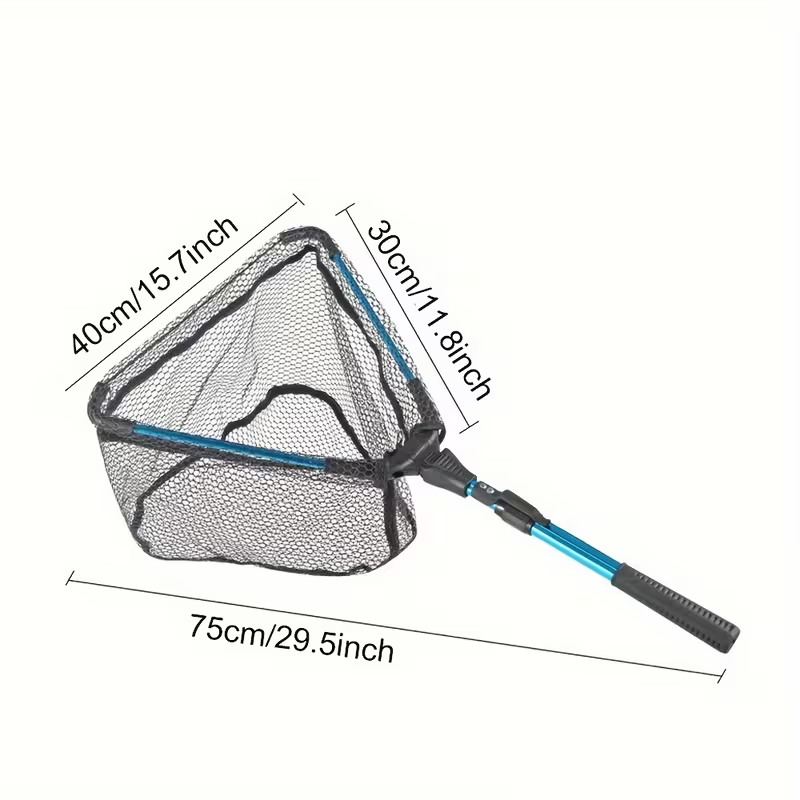 Retractable Fishing Net - Aluminum Alloy with Telescopic Pole