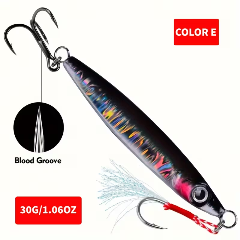 Metal Jigging Lure – Boat & Sea Fishing (30g/60g)