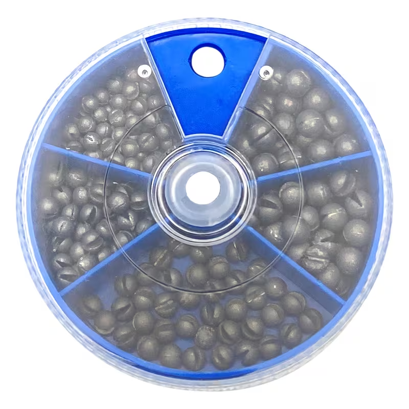 205pcs Fishing Sinker Set – 5 Size Assortment