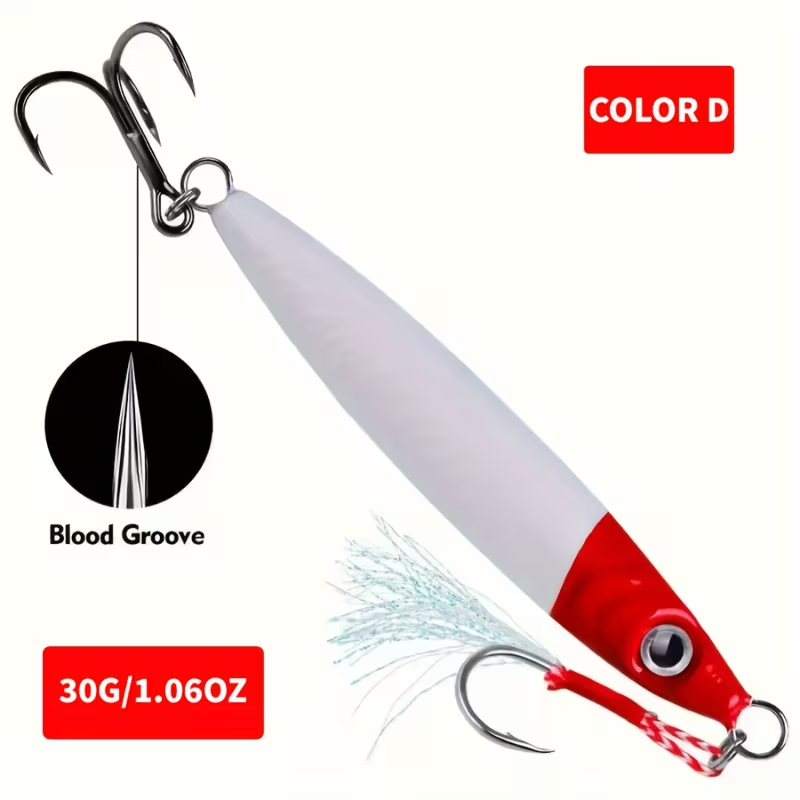 Metal Jigging Lure – Boat & Sea Fishing (30g/60g)